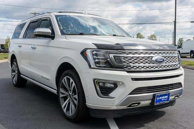 Used 2021 White Metallic Ford Platinum image 4