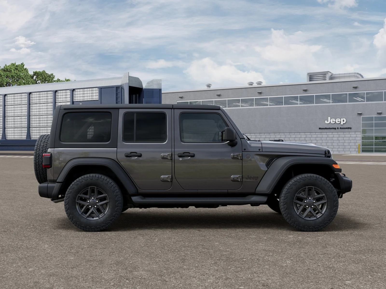 New 2026 Granite Crystal Metallic Clear-Coat Exterior Paint Jeep  image 47