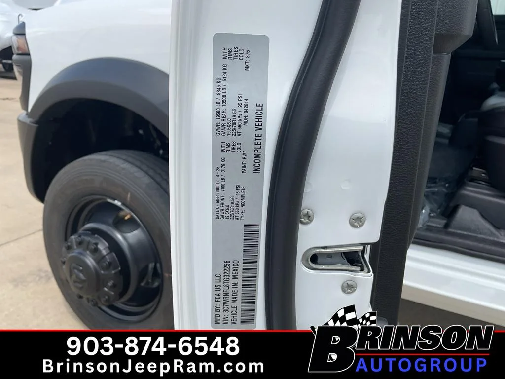 New 2026 Bright White Clearcoat Ram Tradesman image 16
