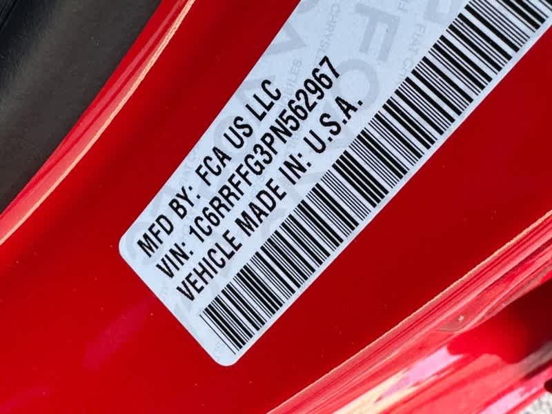 Used 2023 Flame Red Clearcoat Ram Big Horn image 27