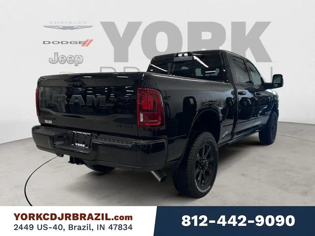 New 2026 Diamond Black Crystal Pearl-Coat Exterior Paint RAM Laramie image 5