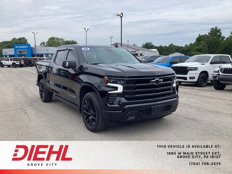 Used 2025 Black Chevrolet High Country image 1