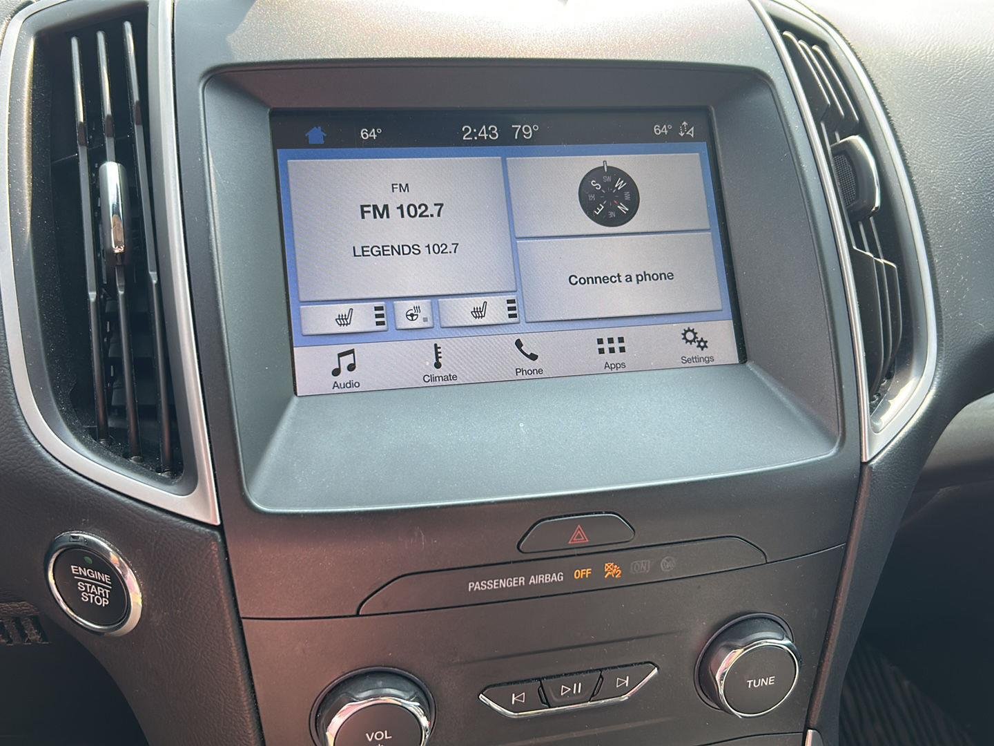 Used 2019 White Platinum Metallic Tri-Coat Ford SEL image 13