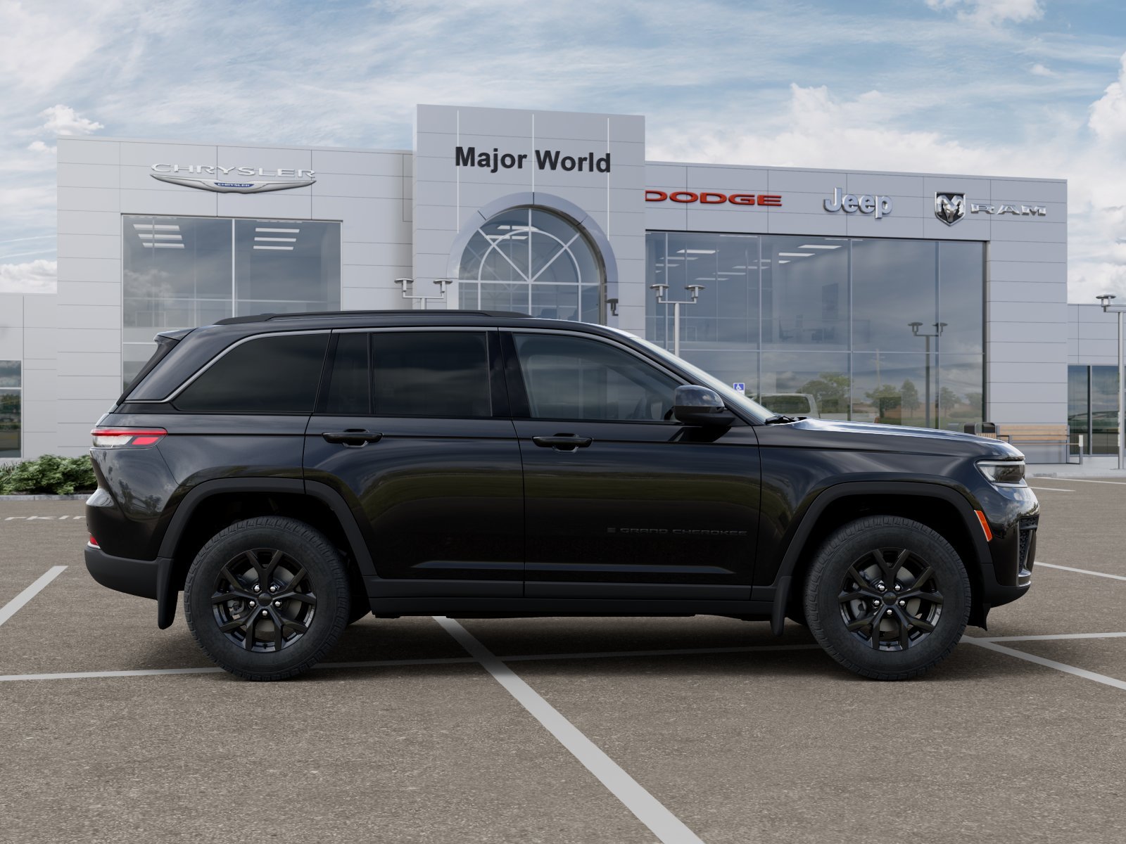 New 2026 Diamond Black Crystal Pearlcoat Jeep Laredo image 61