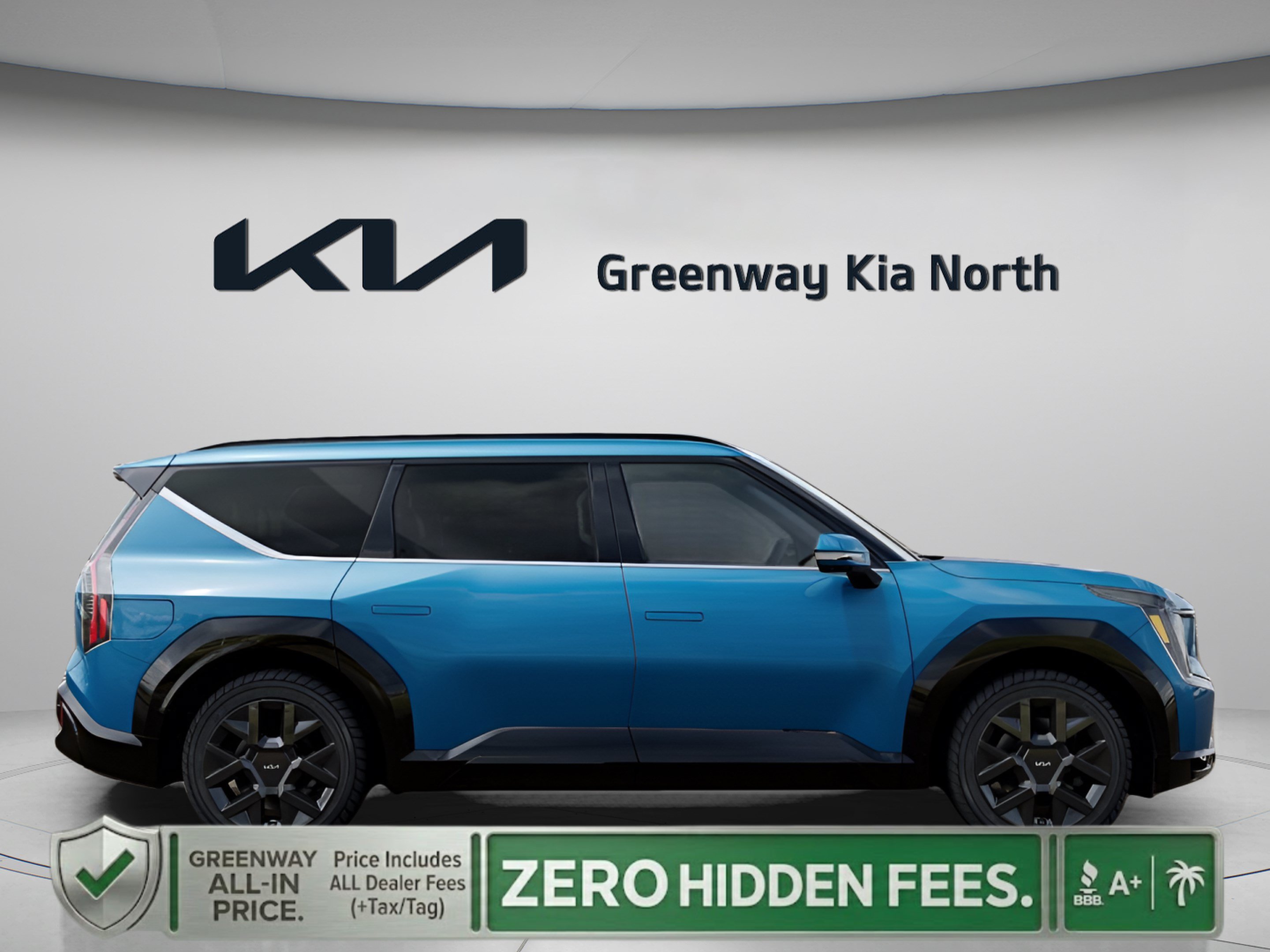 New 2026 Ocean Blue Kia Land AWD image 8