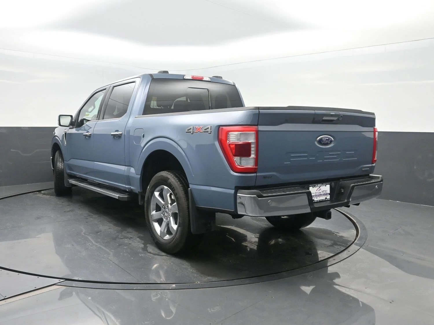 Used 2023 Azure Gray Metallic Tri-Coat Ford LARIAT image 50