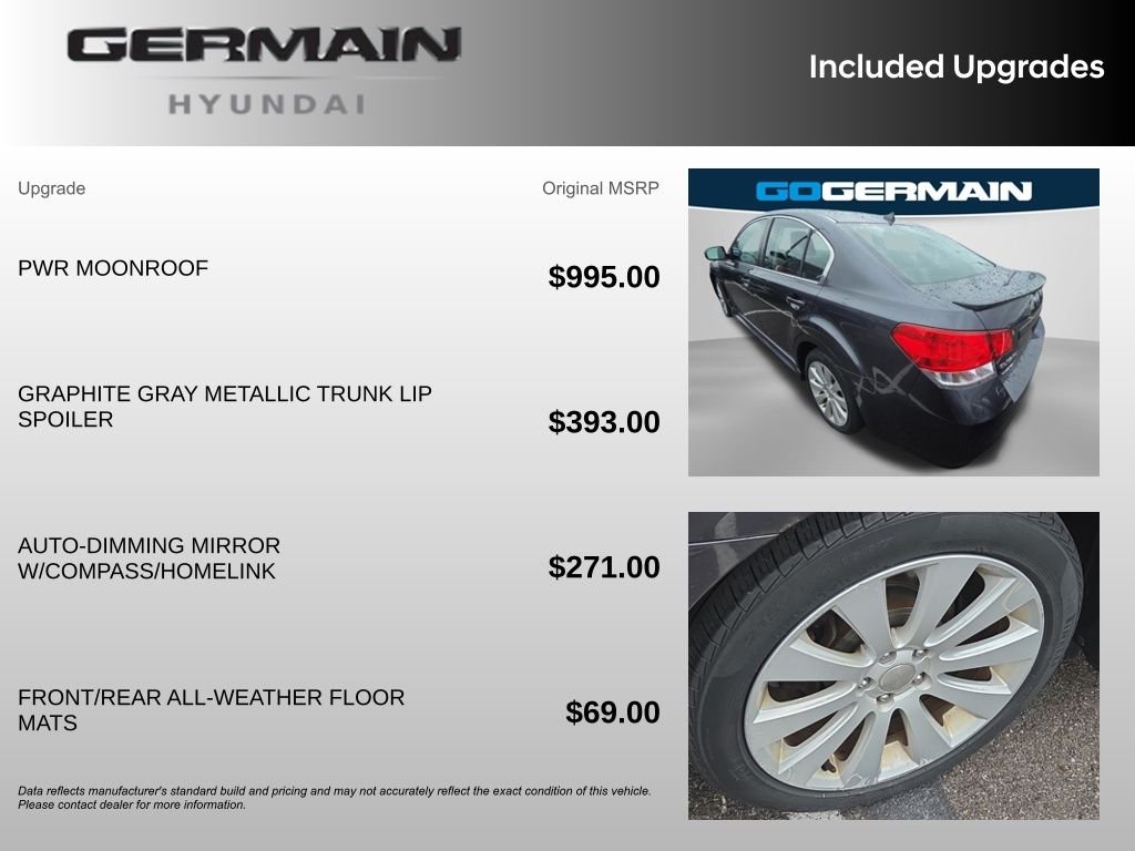 Used 2011 Gray Subaru 2.5i image 15