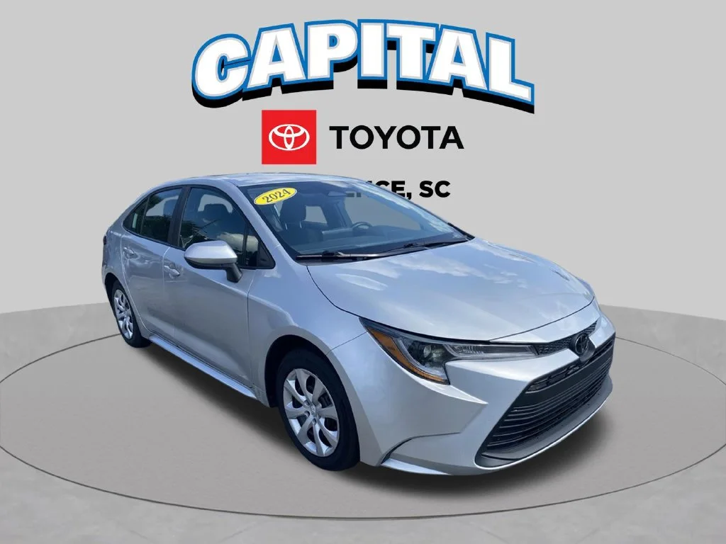 Used 2024 Silver Toyota LE image 1