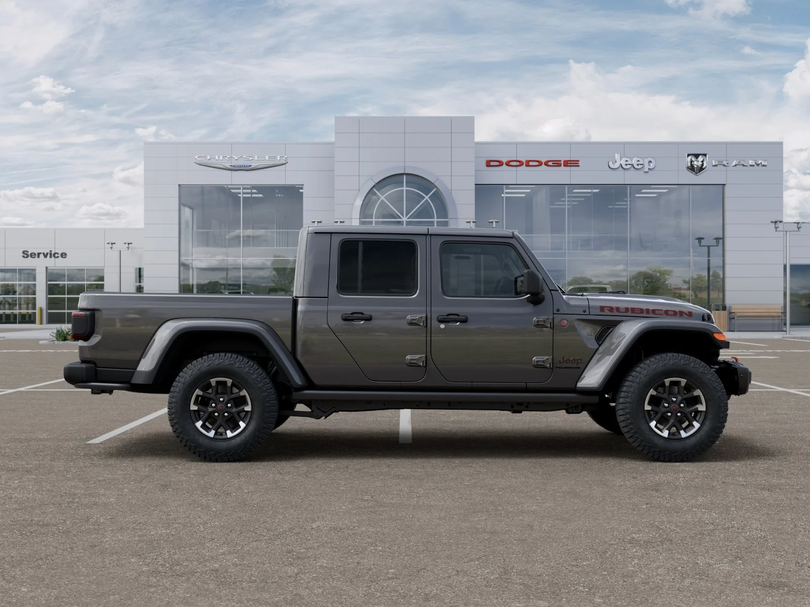 New 2026 Granite Crystal Metallic Clear-Coat Exterior Paint Jeep Rubicon X image 85