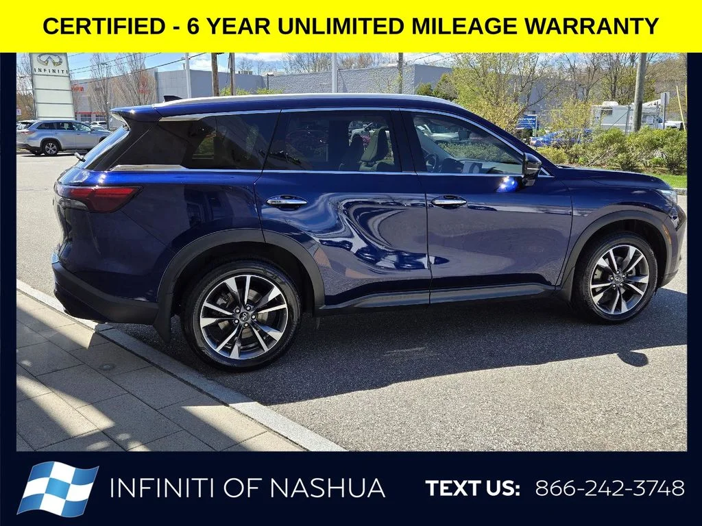 Certified Used 2023 Blue INFINITI LUXE image 17