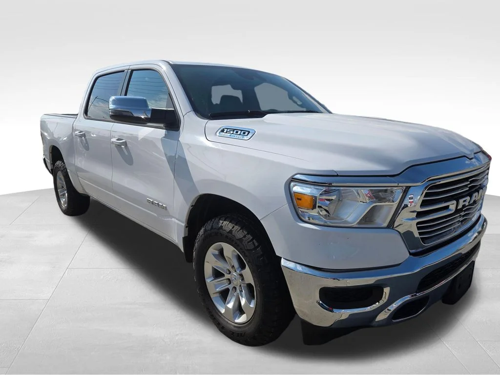 Used 2024 Bright White Clearcoat Ram Laramie image 3