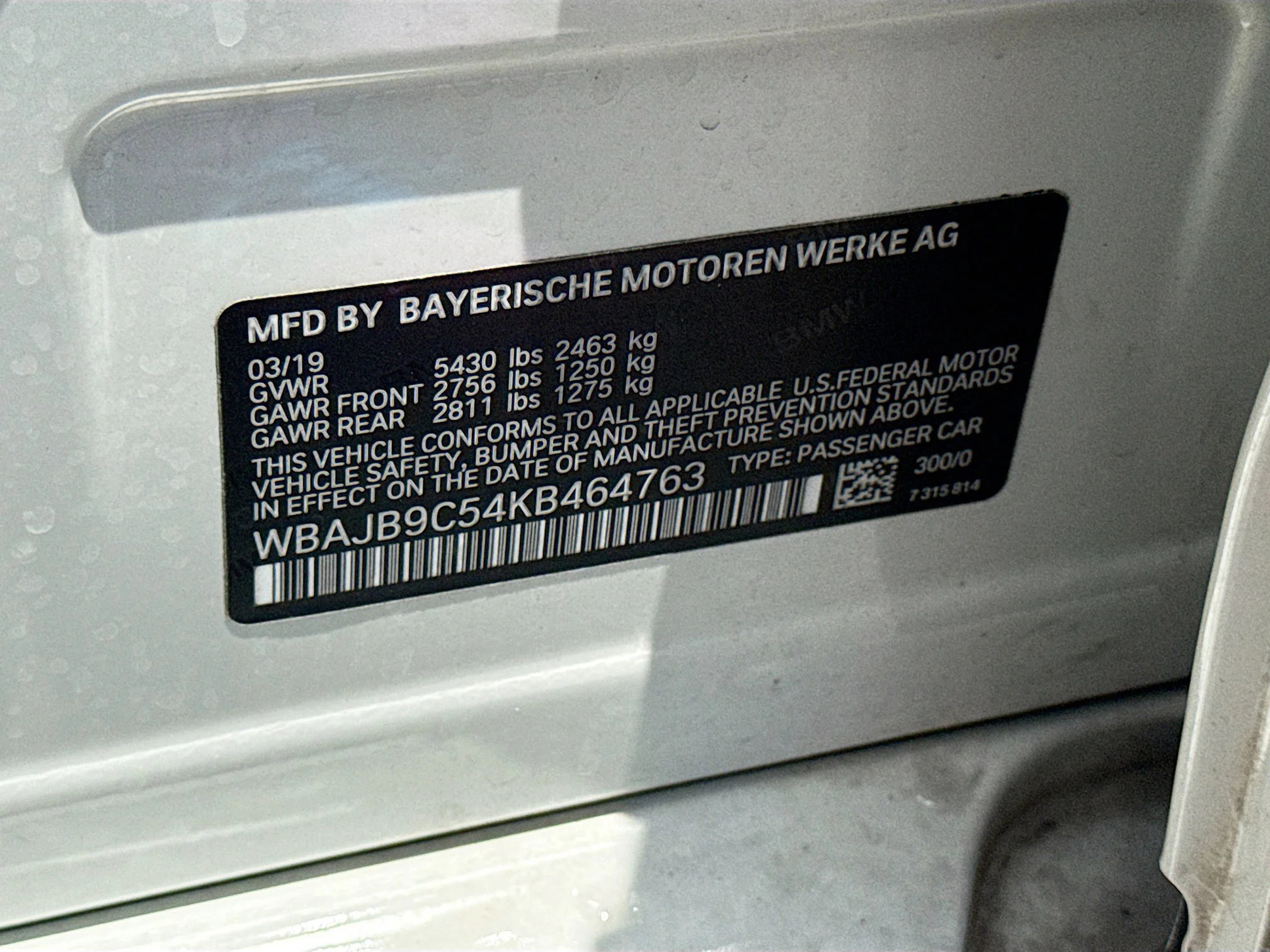 Used 2019 Alpine White BMW M550i xDrive image 45