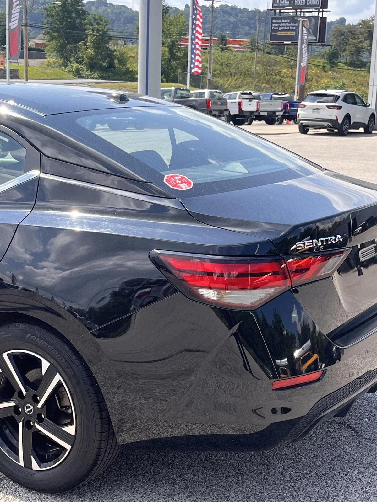 Used 2024 Super Black Nissan SV image 8