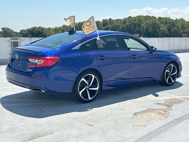 Certified Used 2021 Blue Honda Sport Special Edition image 8