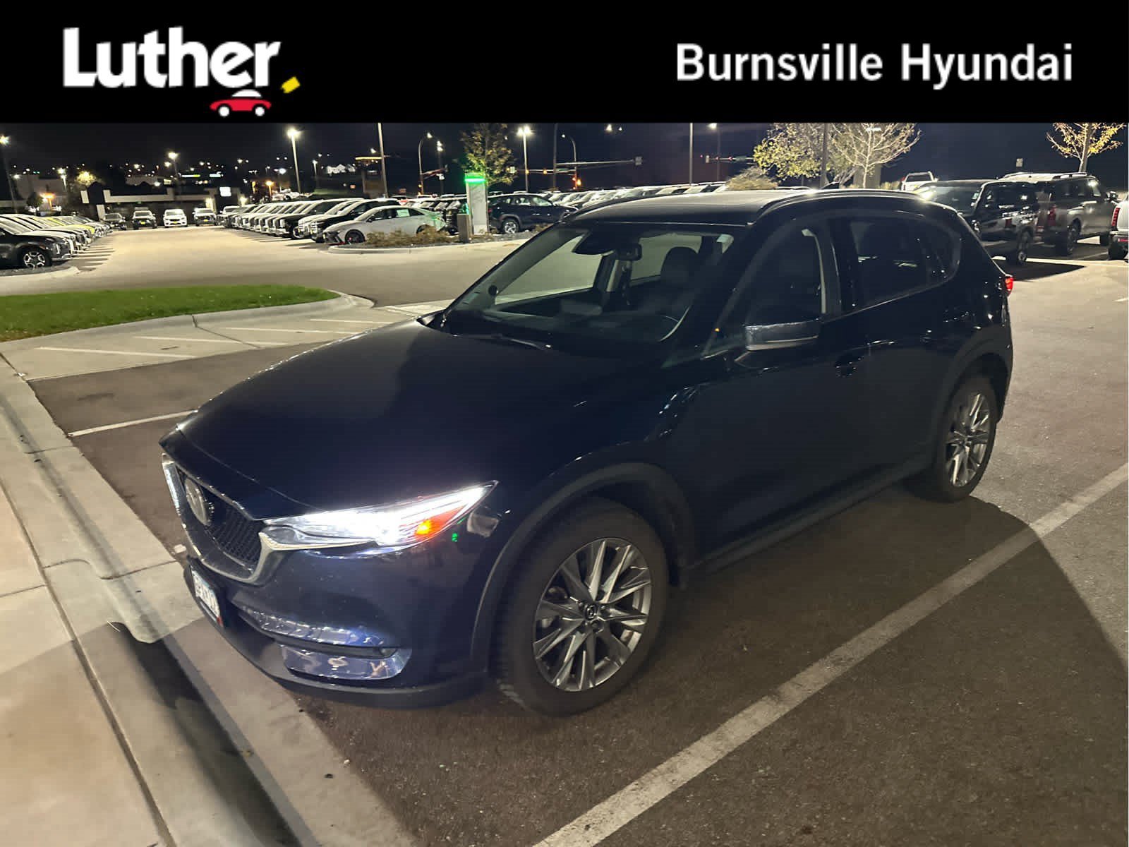 Used 2021 Deep Crystal Blue Mica Mazda Grand Touring Reserve image 1