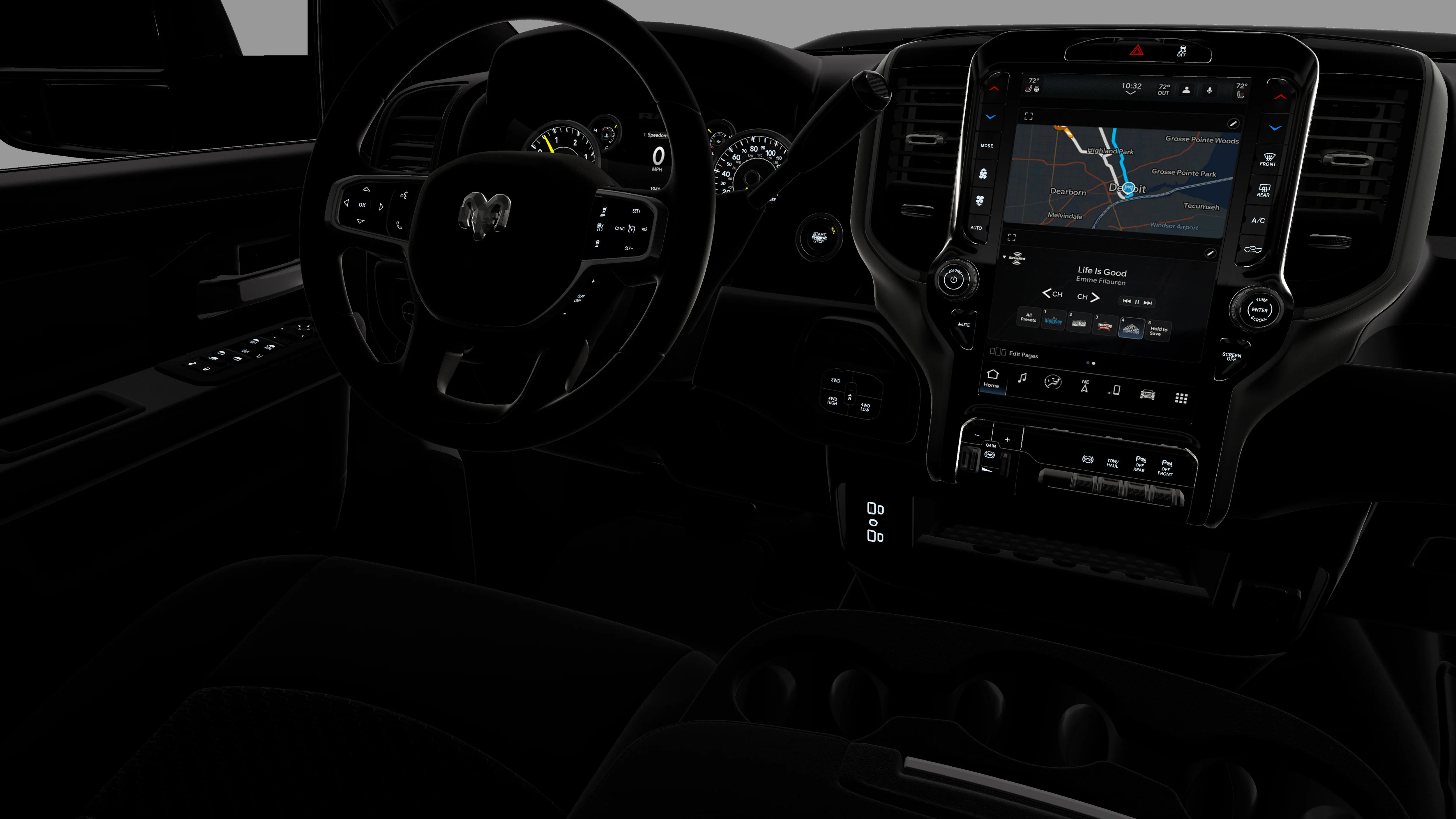 New 2026 Diamond Black Crystal Pearl-Coat Exterior Paint RAM Black Express image 35