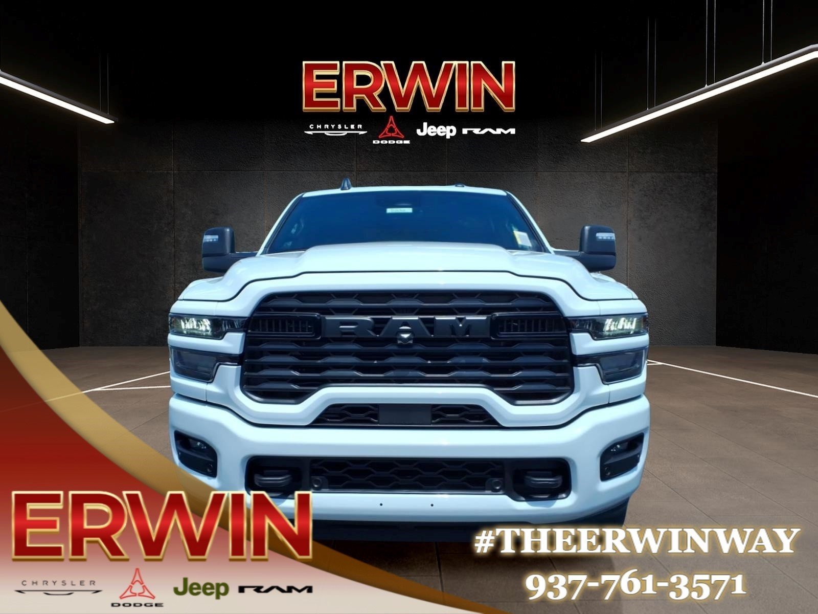 New 2026 Bright White Clear-Coat Exterior Paint RAM Big Horn image 2