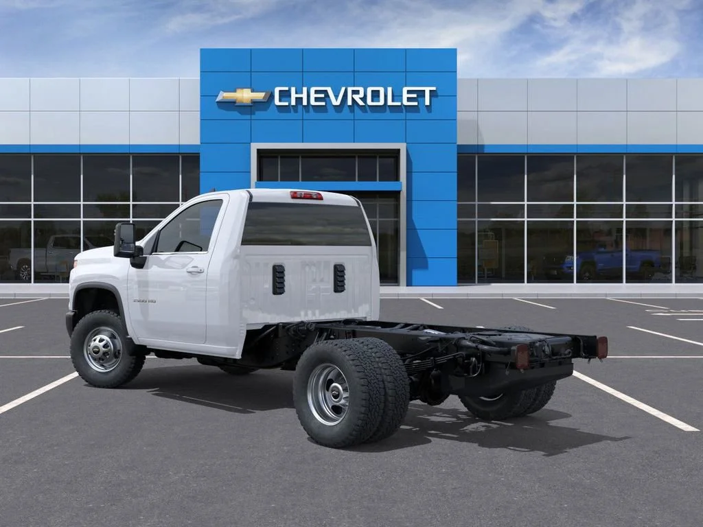 New 2025 Summit White Chevrolet Work Truck image 3