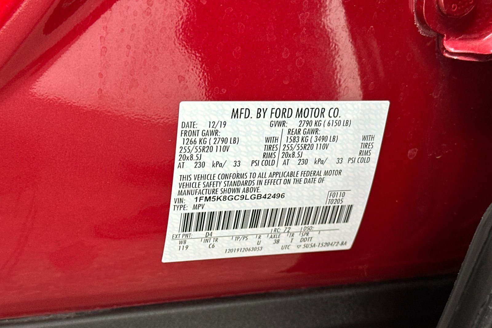 Used 2020 Red Ford ST image 35