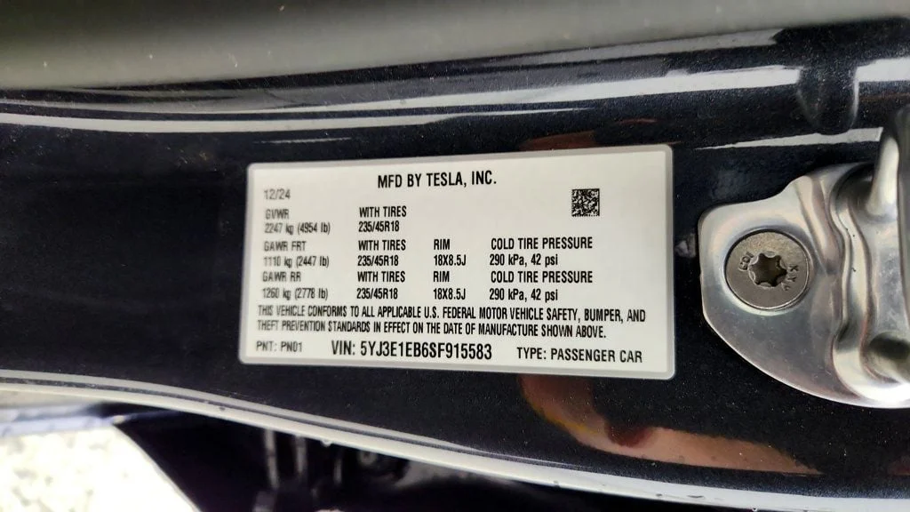 Used 2025 Stealth Grey Tesla Long Range AWD image 24