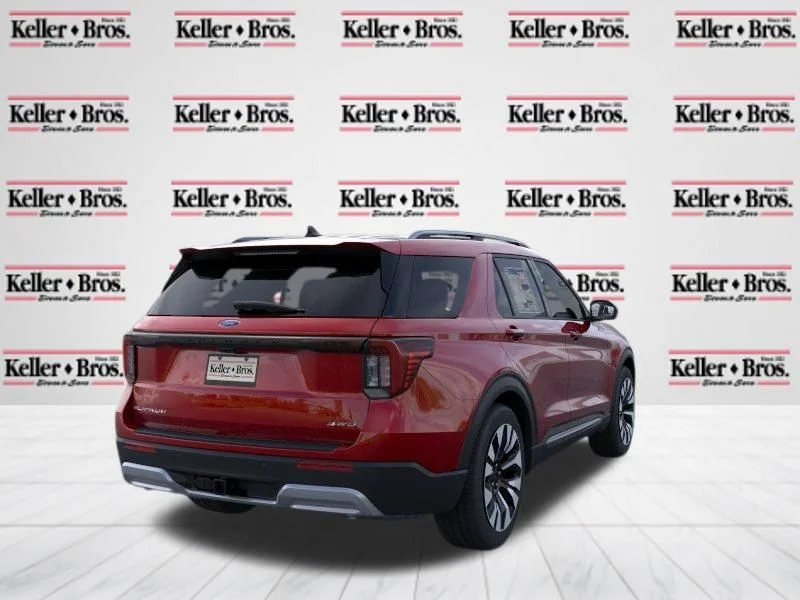 New 2026 Rapid Red Metallic Tinted Clearcoat Ford Platinum image 8