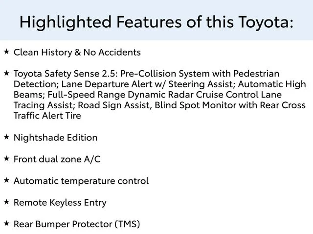 Used 2022 Red Toyota Nightshade image 1