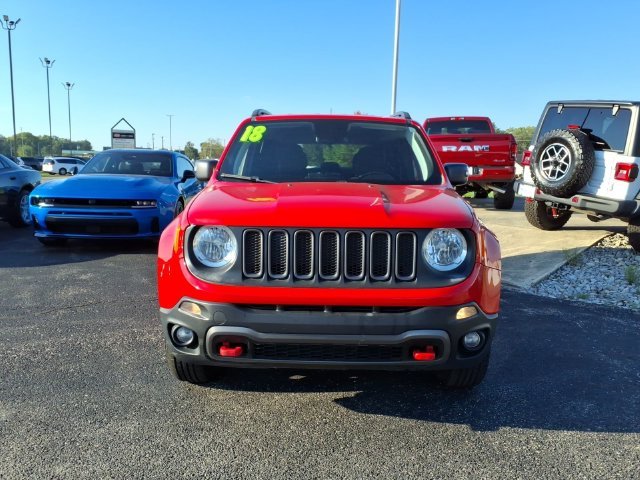 Used 2018 Jeep Renegade Trailhawk with VIN ZACCJBCB1JPH15853 for sale in New Carlisle, OH