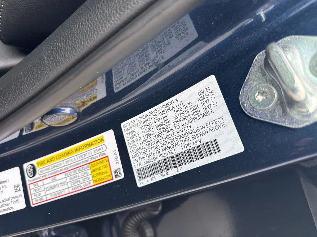 Used 2024 Blue Honda EX-L image 35