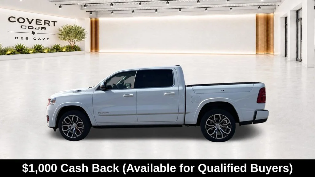 New 2026 Bright White Clear-Coat Exterior Paint RAM Tungsten image 6