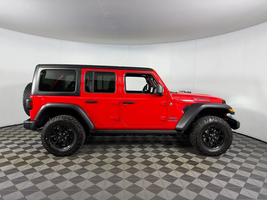 Certified Used 2024 Red Jeep Willys 4xe image 5