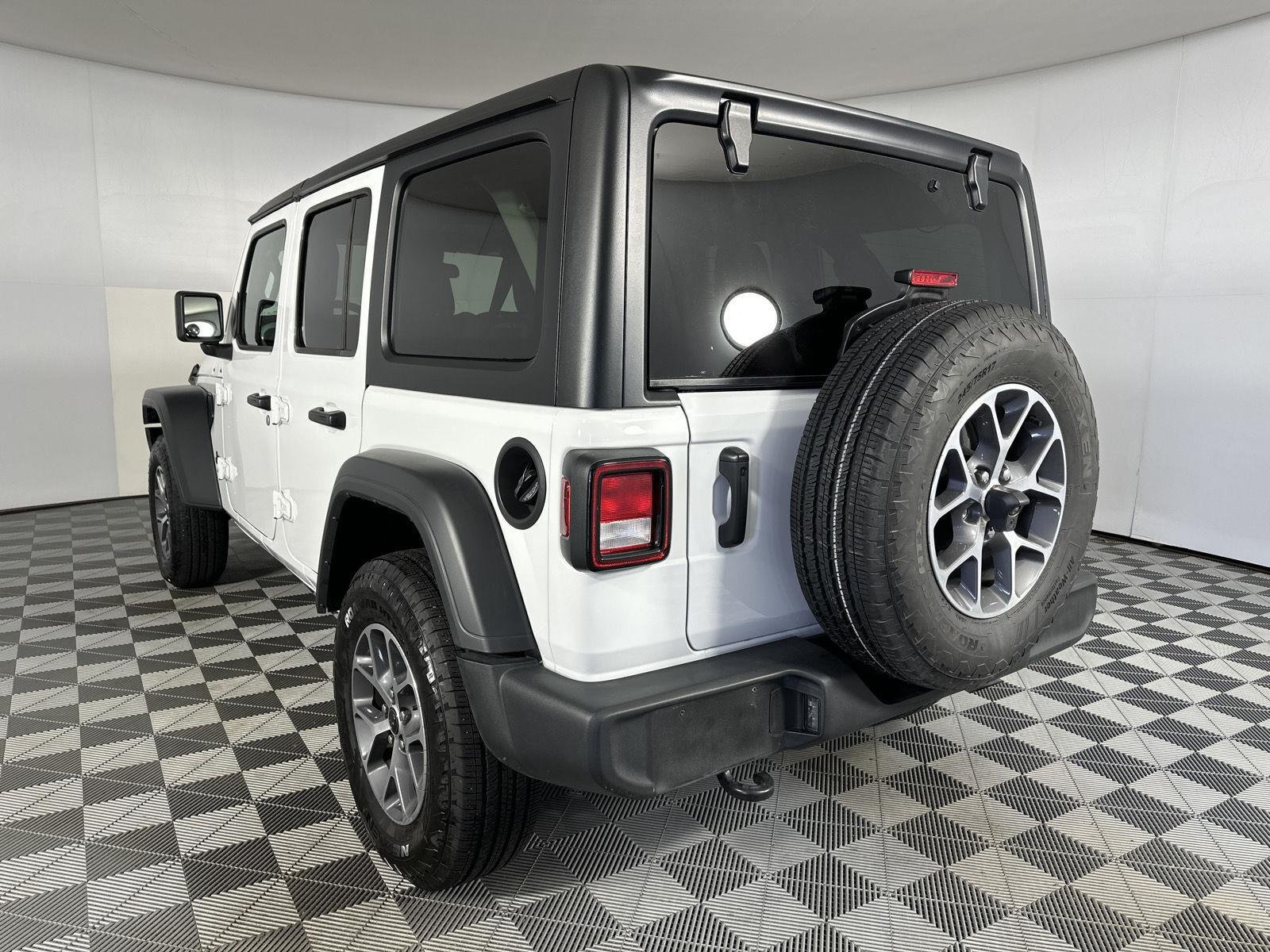 Used 2024 Bright White Clearcoat Jeep Sport S image 21