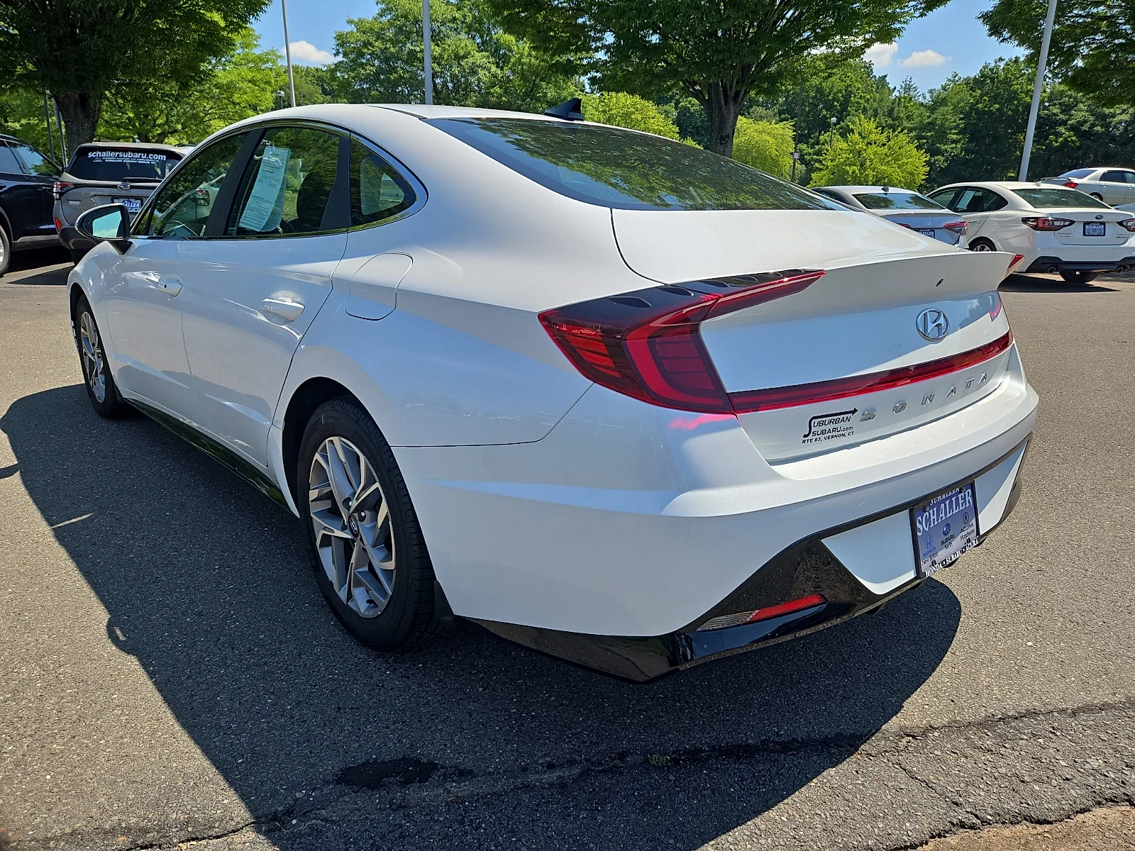 Used 2021 Quartz White - WW8 Hyundai SEL image 4