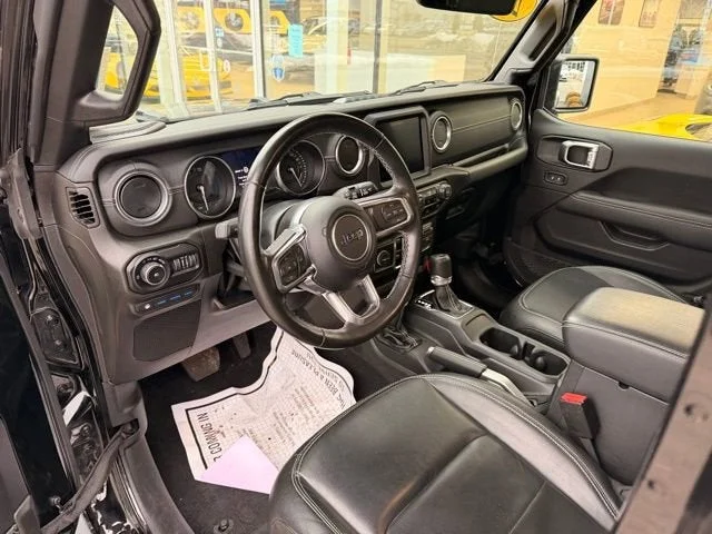 Used 2022 Black Clearcoat Jeep Unlimited Sahara 4xe image 11