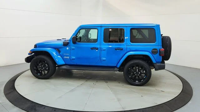 Used 2023 Blue Jeep Sahara 4xe image 6