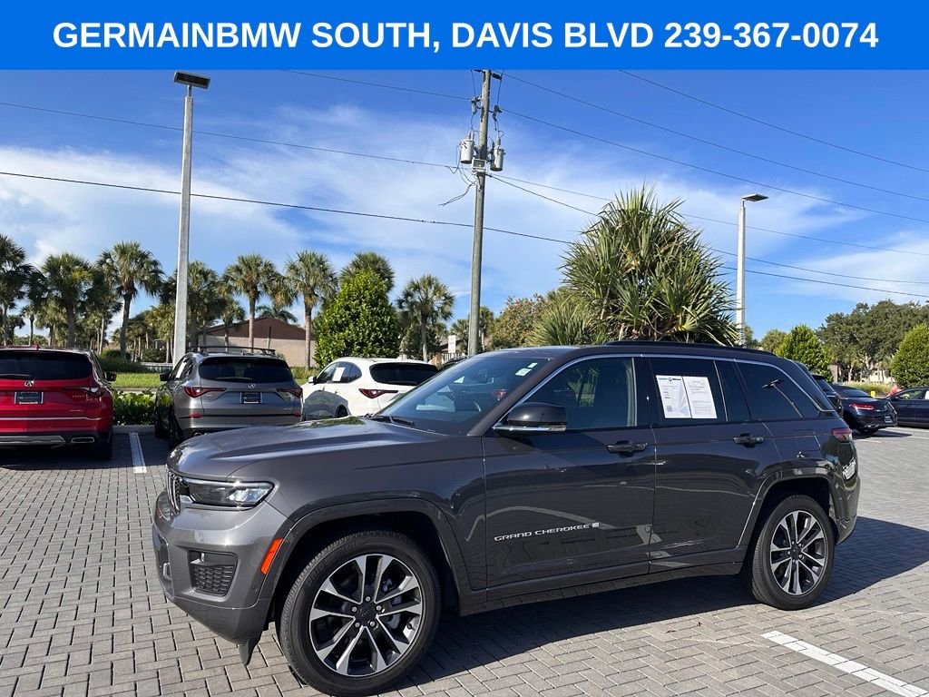 Used 2021 Bright White Clearcoat Jeep Overland image 7