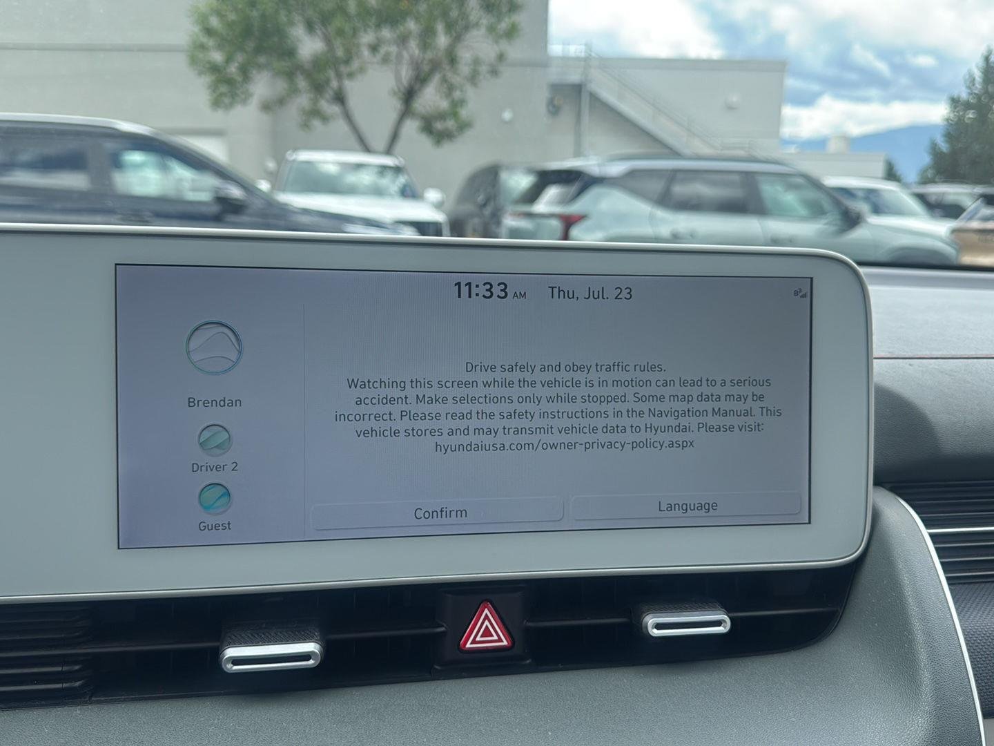 Used 2023 Digital Teal Hyundai SEL image 7
