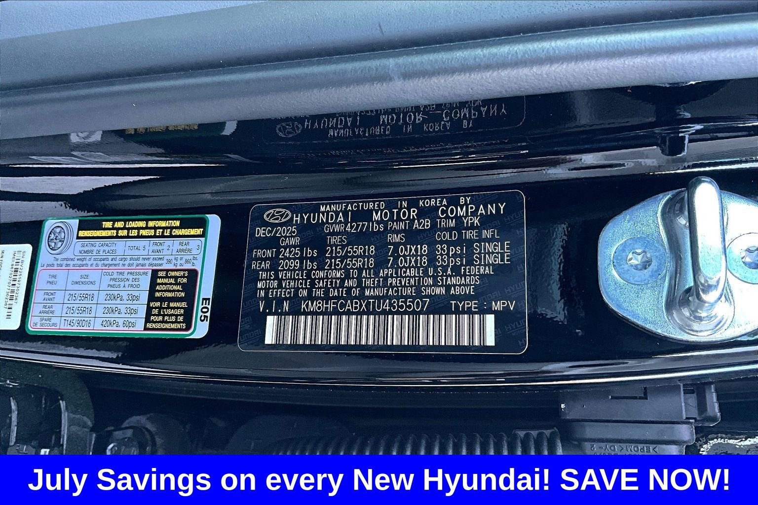 New 2026 Black Hyundai SEL Sport AWD image 17