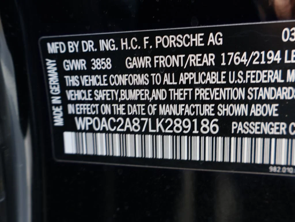 Used 2020 Black Porsche GT4 image 16