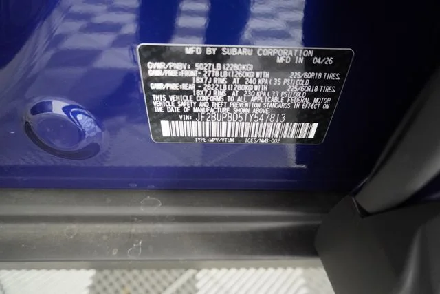 New 2026 SAPPHIRE BLUE PEARL Subaru Premium image 12