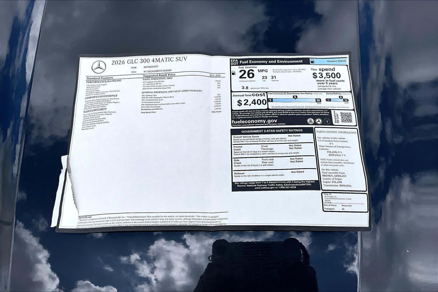 New 2026 Graphite Grey Metallic Mercedes-Benz GLC 300 image 21