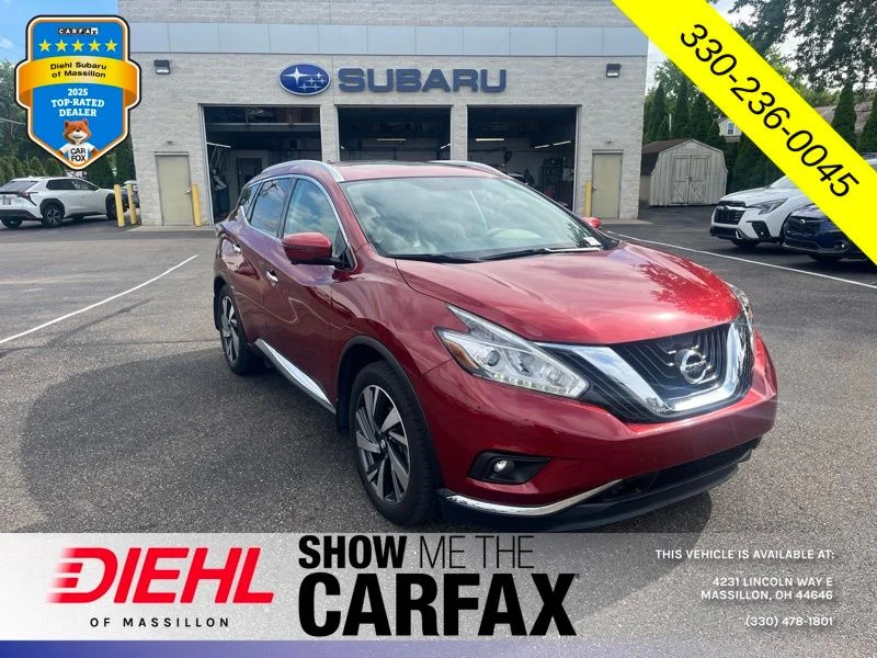 Used 2017 Red Nissan Platinum image 1