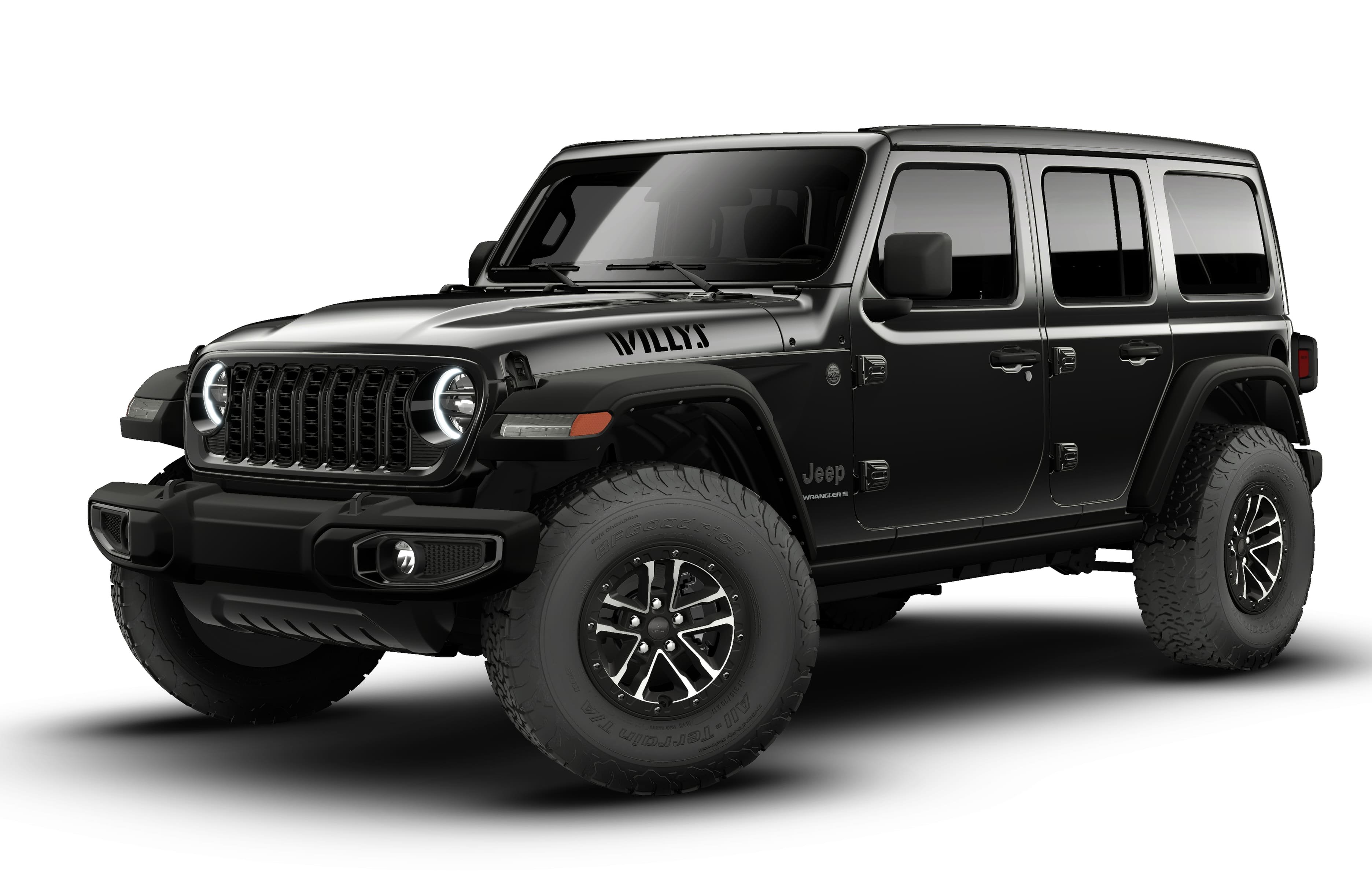 New 2026 Black Clear-Coat Exterior Paint Jeep Willys image 13