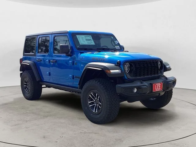 New 2026 Hydro Blue Pearl Coat Jeep 4-DOOR WILLYS image 8