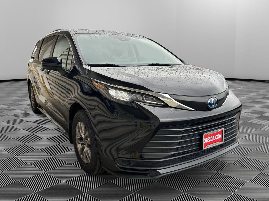 Used 2024 Midnight Black Metallic Toyota LE image 3