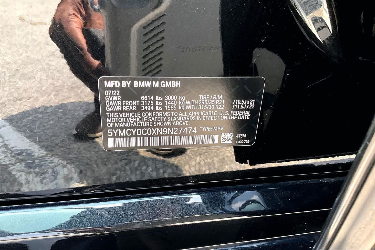 Used 2022 Black Sapphire Metallic BMW  image 37