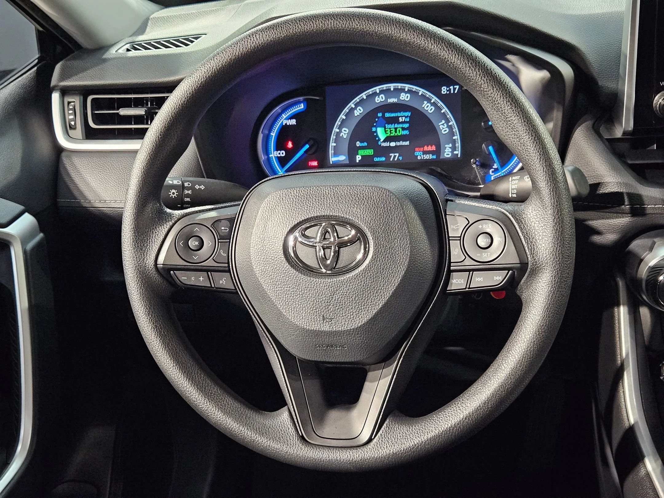 Used 2023 Midnight Black Metallic Toyota Hybrid LE image 25