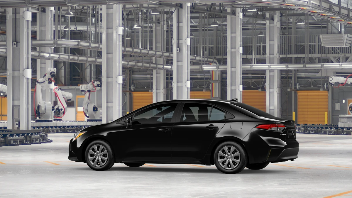 New 2026 Midnight Black Metallic Toyota LE image 5