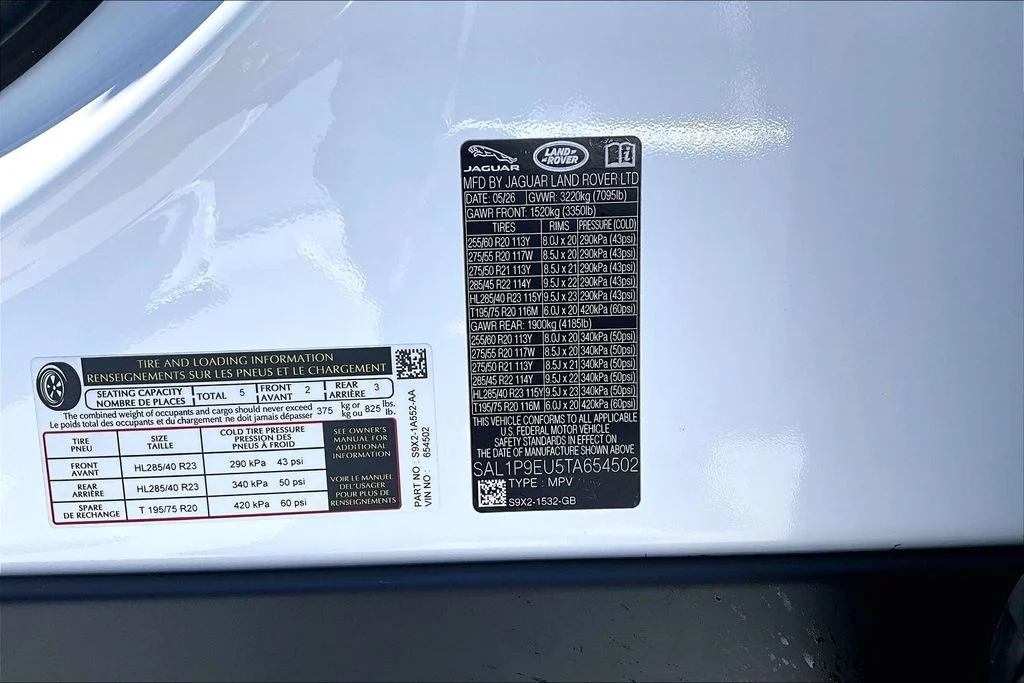 New 2026 White Land Rover SE image 8