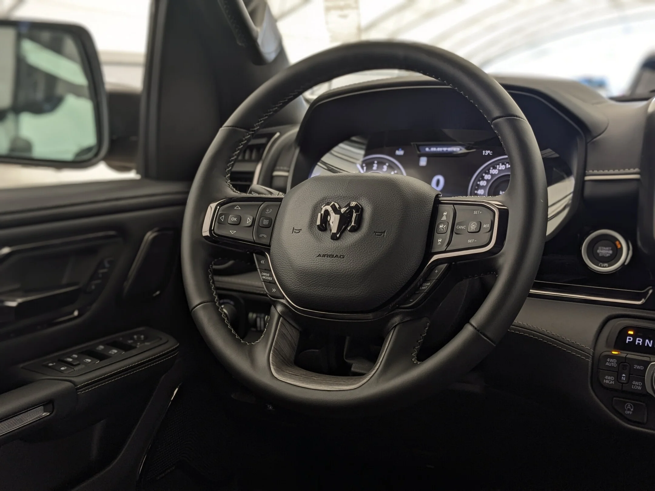 New 2026 Black RAM Limited - - Level A Grp - Pano Sunroof - 14.4 Uconnect NAV - Surround View Camera & More! image 16