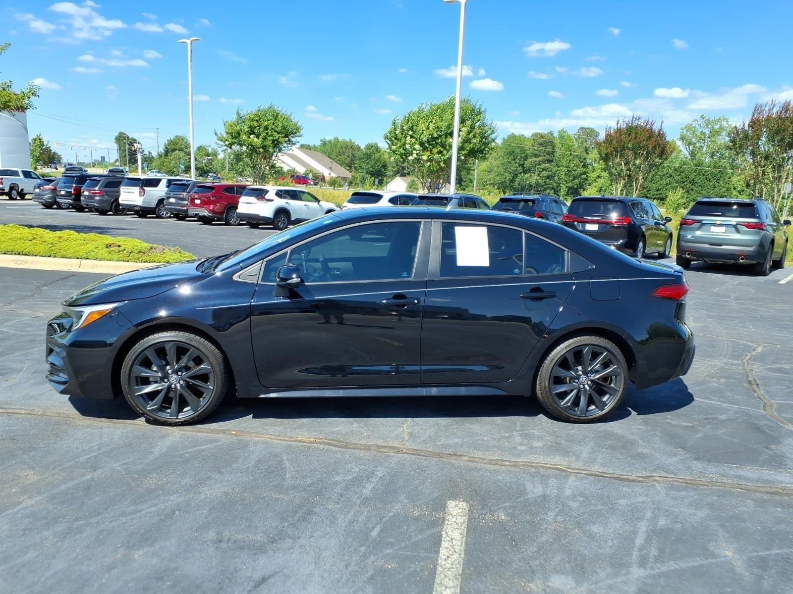 Used 2023 Midnight Black Metallic Toyota XSE image 3